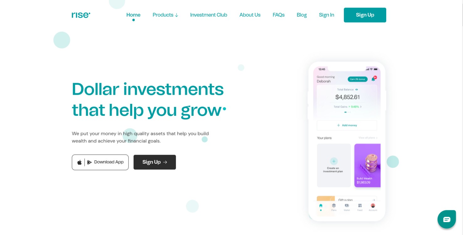 Rise vest Investment Review: How does Risevest Work?