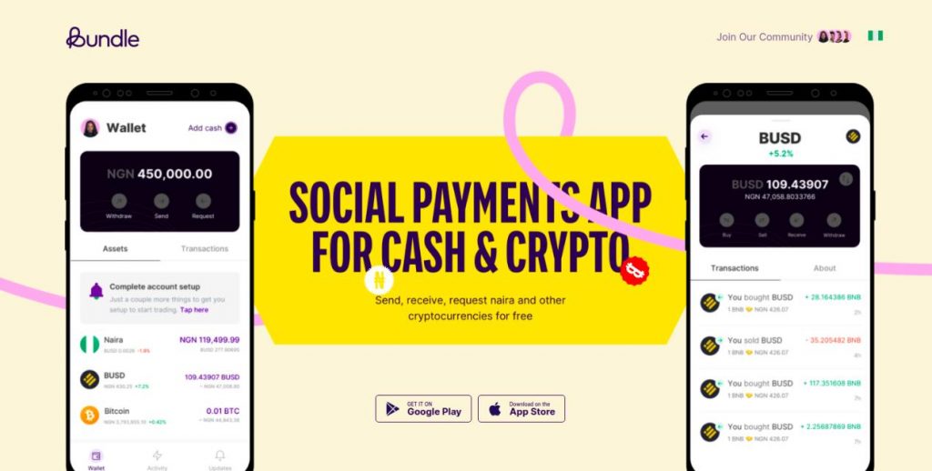bundle africa review crypto and cash social payment app in nigeria