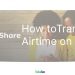 how to transfer airtime on MTN