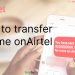 how to transfer airtime on airtel to airtel
