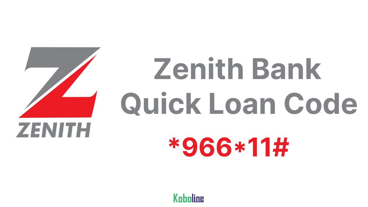 zenith bank quick loan code