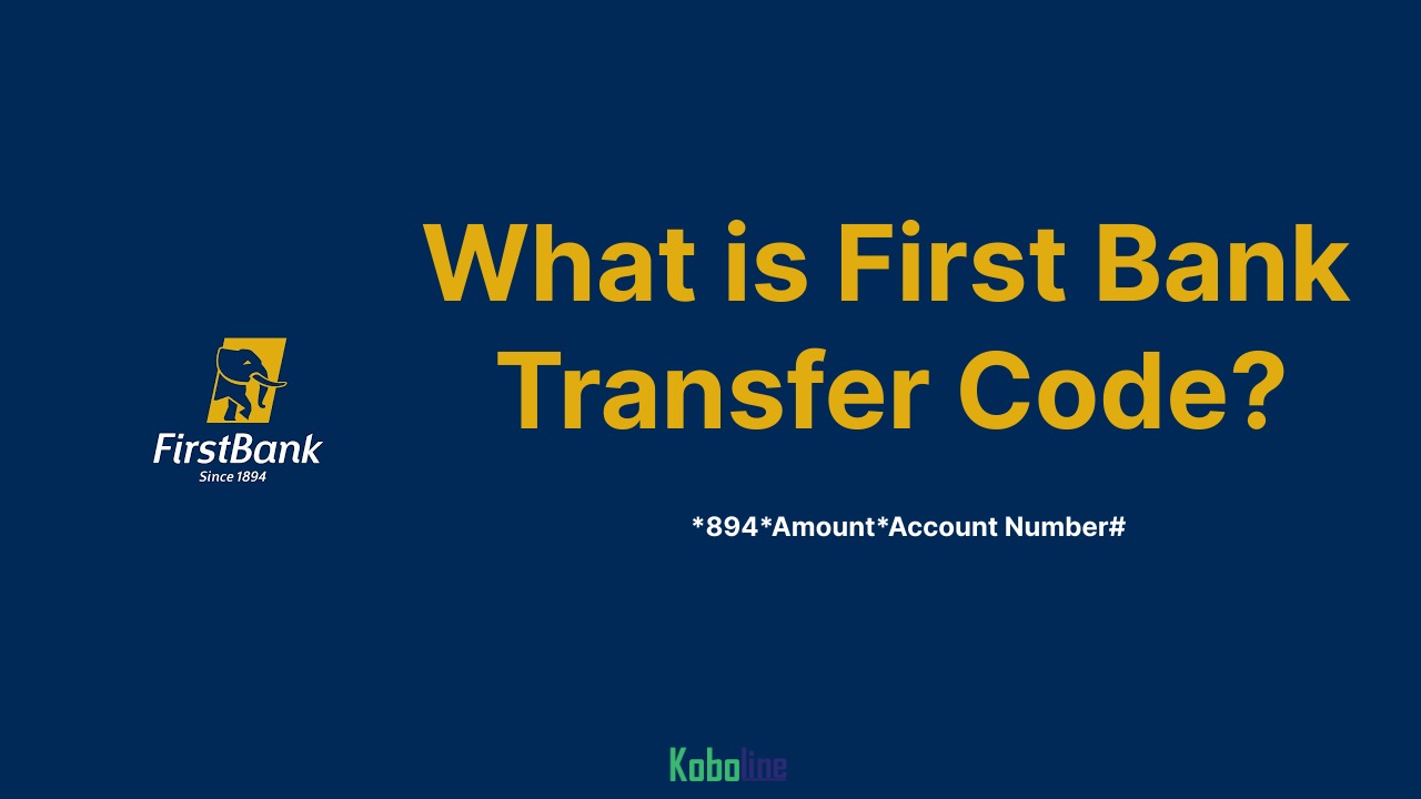 First Bank Transfer Code: How to Register First Bank Transfer Code Without ATM Card