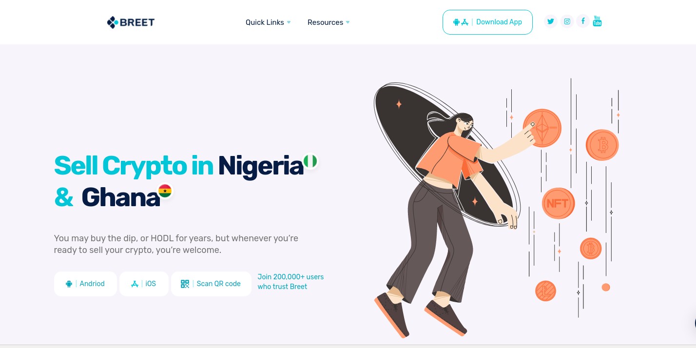How To Trade Bitcoin In Nigeria Using The Breet App