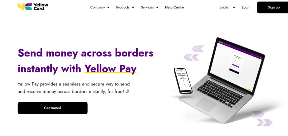 yellow pay send money to ghana from nigeria