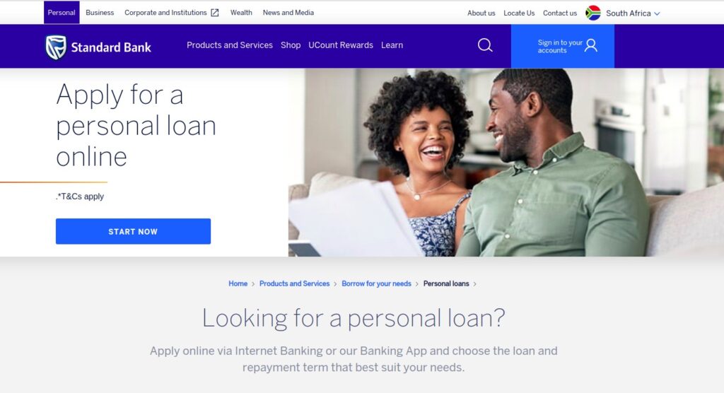 Standard bank loan