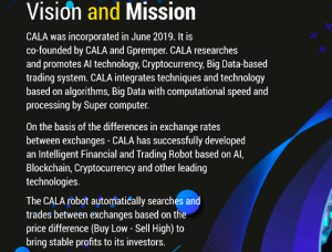 about cala investment