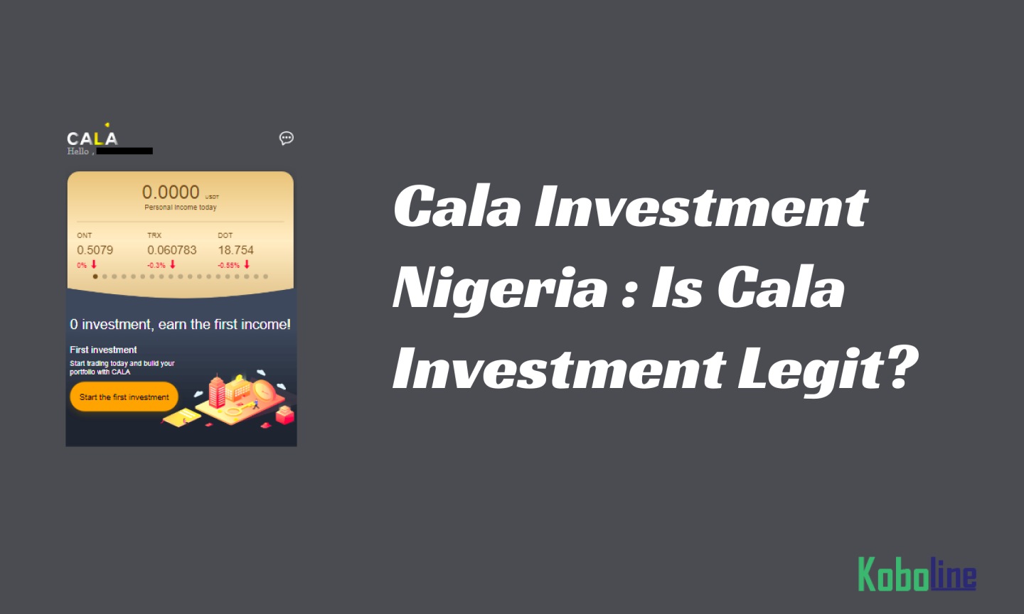 Cala Investment Nigeria – Is Cala Investment Legit or a Scam?