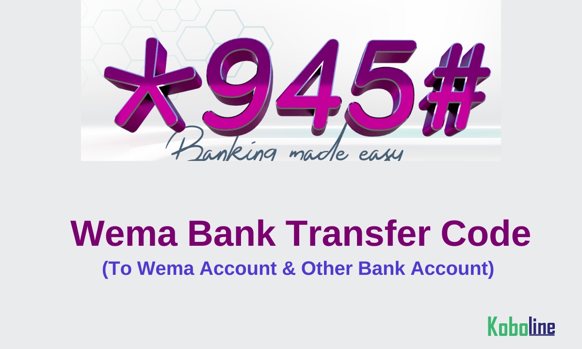 Wema Bank Transfer Code